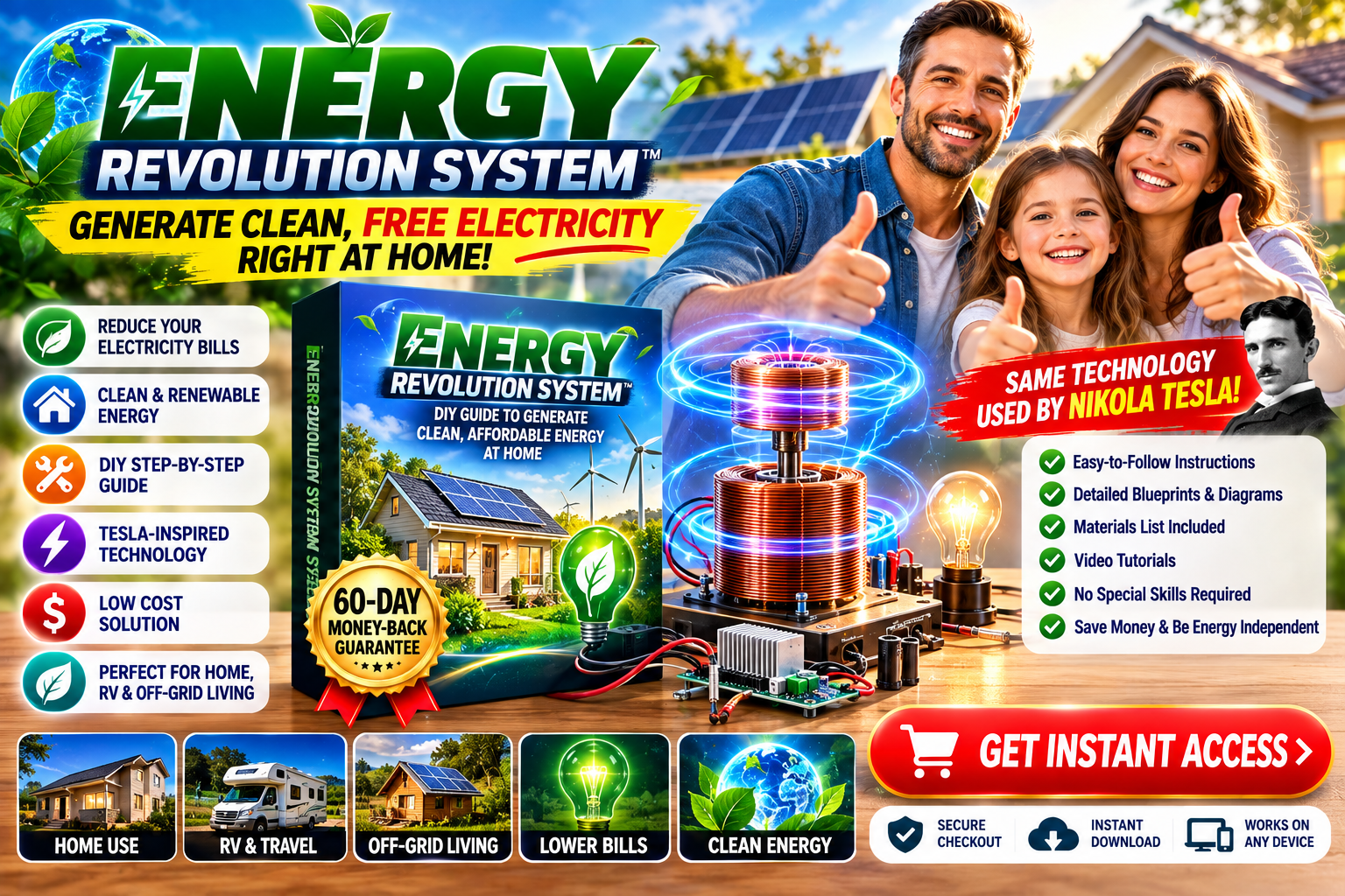 Energy Revolution System Infographic