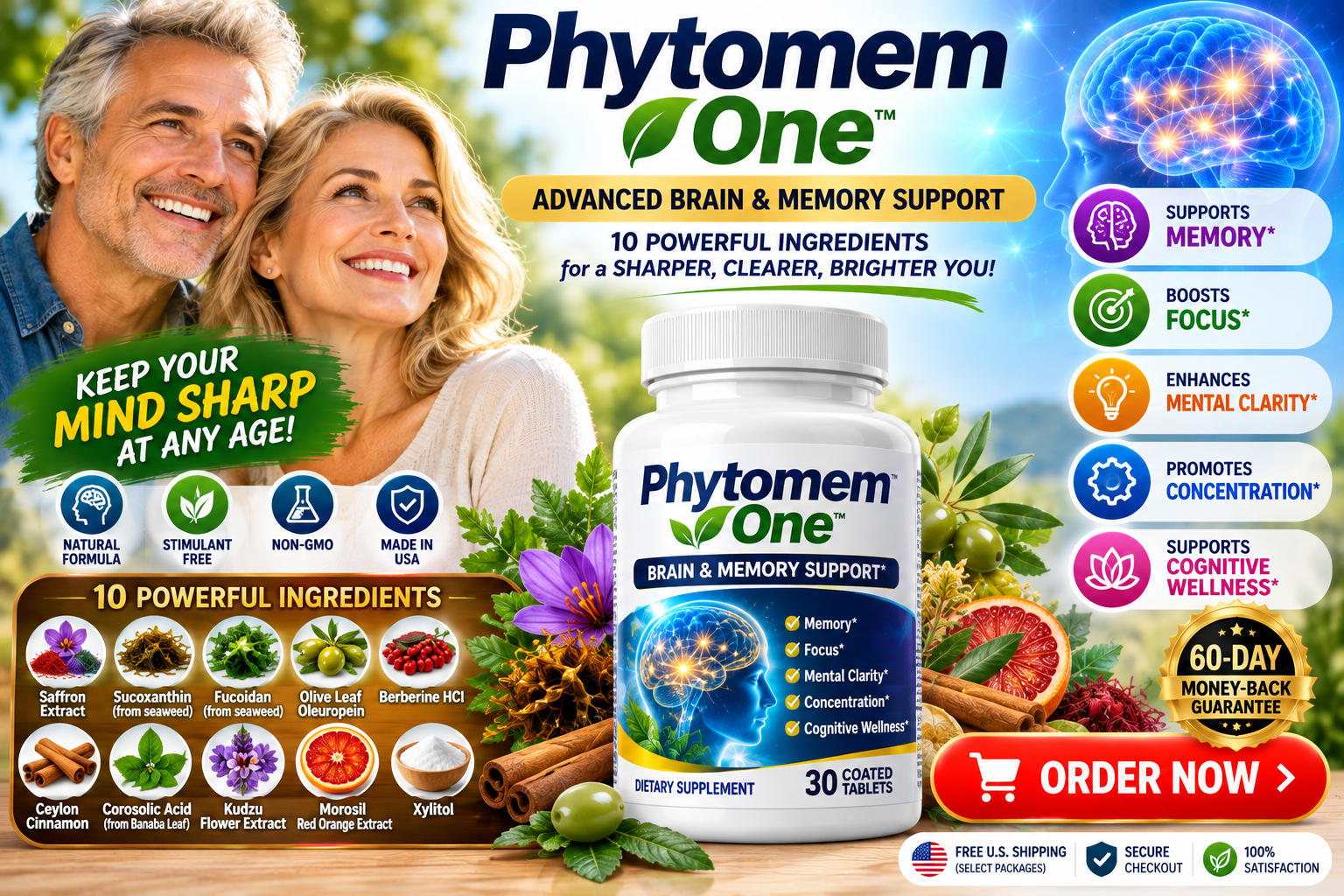 Phytomem One Brain Support Ad
